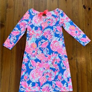 NWOT Lilly Pulitzer Women's Dress.Blue and Pink Floral Size small